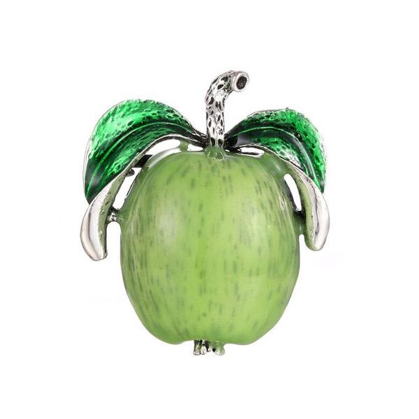 ピンズ ピン バッジ ブローチ バッヂ ( 林檎 りんご リンゴ アップル