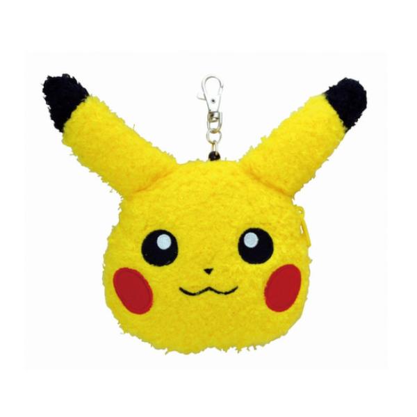 ポケモン フェイスパスケースピカチュウ 4905610671052 : ぬいや