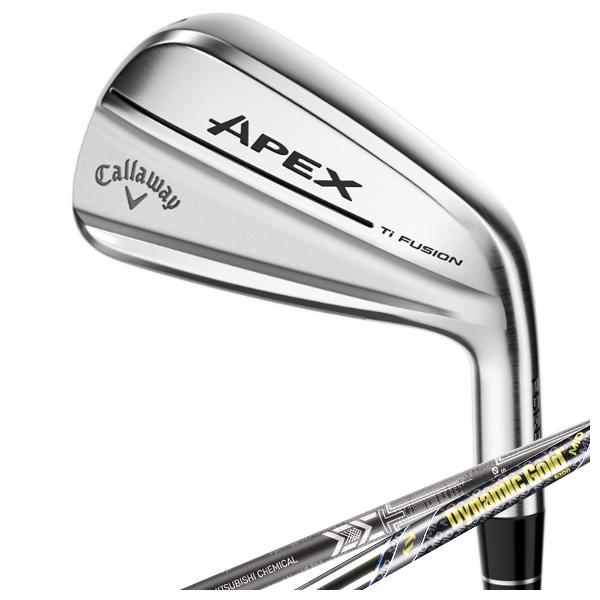 超希少！チタンで変わる！ キャロウェイ　TI fusion アイアン キャロウェイ メンズ APEX Ti FUSION アイアン 6本組(5-9、PW