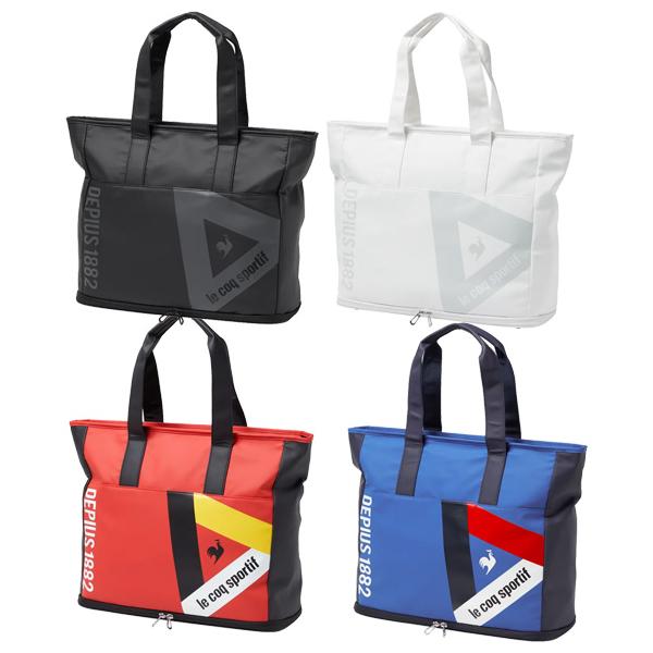 ルコック　メンズ トライアングルデザイン 多収納 トートバッグ LG5FTT00M RD00 レッド [2025年モデル] le coq sportif（ルコックスポルティフ） ルコック 2025