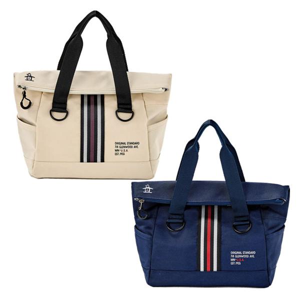 【新品】帆布カートバッグ　マンシングウェア 楽天市場】マンシングウェア テープデザインカートバッグ