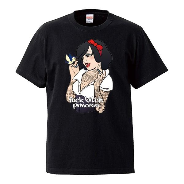ストリート大人気ブランド Tシャツ ファック ハードコア プリンセス 白雪姫 アリエル ジャスミン パロディ オシャレ タトゥー Buyee 日本代购平台 产品购物网站大全 Buyee一站式代购 Bot Online
