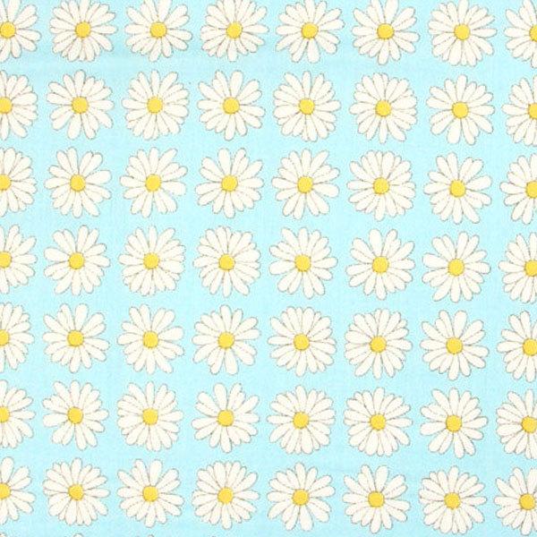 Stamp マーガレット ダブルガーゼ生地 Wガーゼ シャツ ワンピース 花柄 おくるみ スタイ マスク フラワー 50cm単位 009 15 Hsk526 生地通販 布1000ネット ヤフー店 通販 Yahoo ショッピング