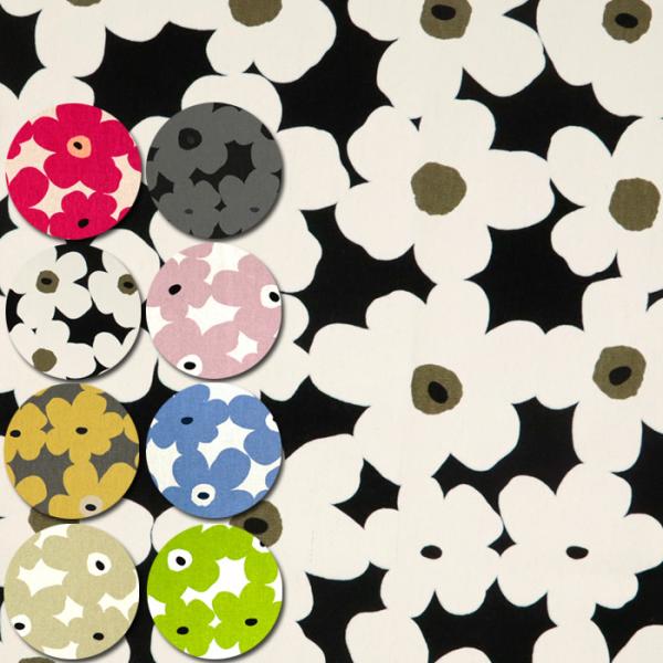 生地は50cm単位での販売になります。ゆうパケット便(メール便)での発送は2m(購入数４)まで。商品コード：055-15-ka1494花の贈り物／綿麻キャンバス生地生地幅110cm／リネン(麻)20％　綿80％綿麻キャンバス生地人気の花柄。...