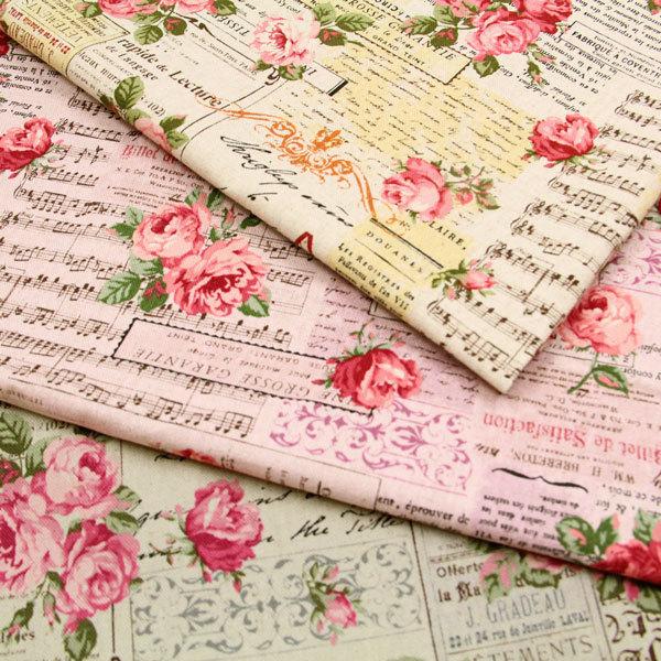 Billet Elegant 綿麻キャンバス生地 ハーフリネン ハンドメイド 花柄 インテリア バッグ エプロン エレガント 50cm単位 055 17 Ap 生地通販 布1000ネット ヤフー店 通販 Yahoo ショッピング