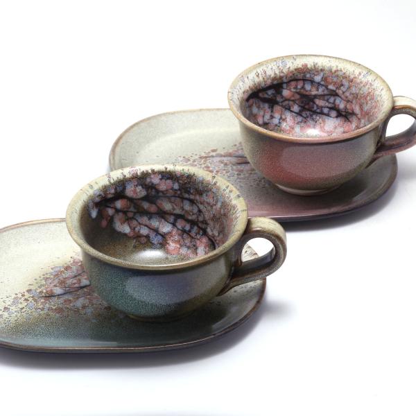 カップ&ソーサー『桜』ペアセット : 布引焼窯元Yahoo!店 - 通販