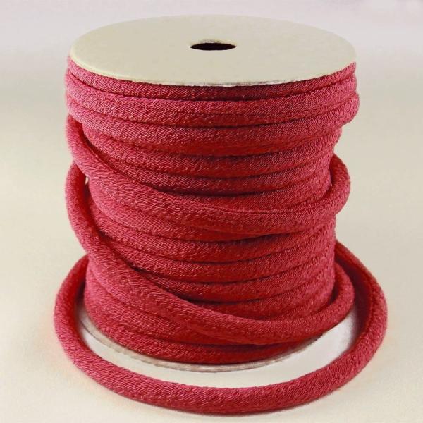 ■表地（ちりめん）：ポリエステル100%　■中芯：アクリル100%※10cm単位で販売、価格は10cm分です。数量は10cm単位で入力して下さい(例:1m購入なら数量10) ●暗くにぶいトーンの赤みの強いピンク色。落ち着いた色調ながら、上品...