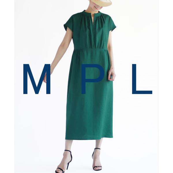 ■おとな女性用（身長160cm前後、バスト75-104cm）衿付きのスキッパーデザインが首元をすっきりと見せる、大人のためのワンピース。身頃とスカートに交互に入ったギャザーがふんわりと広がり、体型を拾わず優雅なシルエットに仕上がります。ゆっ...