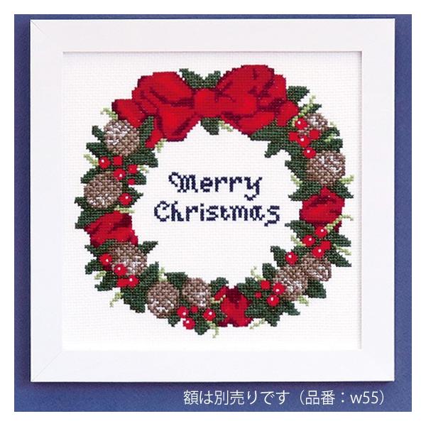 クロスステッチ【完成品】クリスマスリース鳥と松ぼっくり hq720.jpg?sqp=-