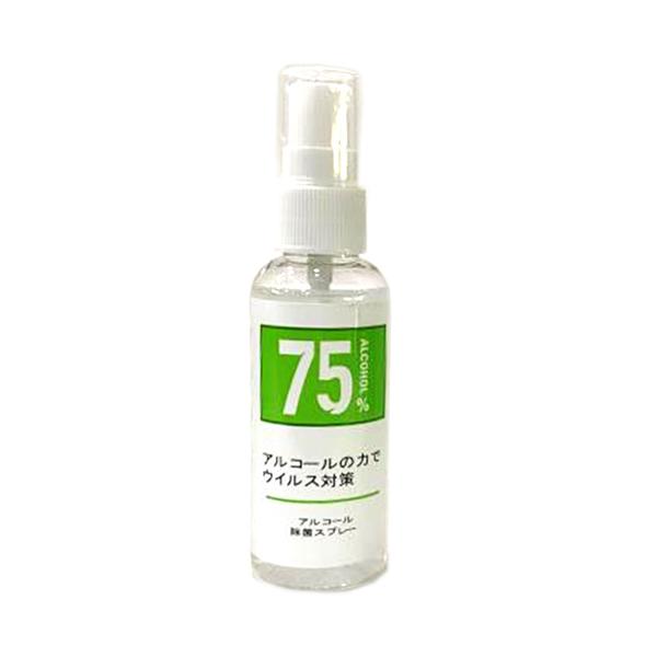 アルコールスプレー 60ml 携帯用 除菌 持ち歩き ミニサイズ