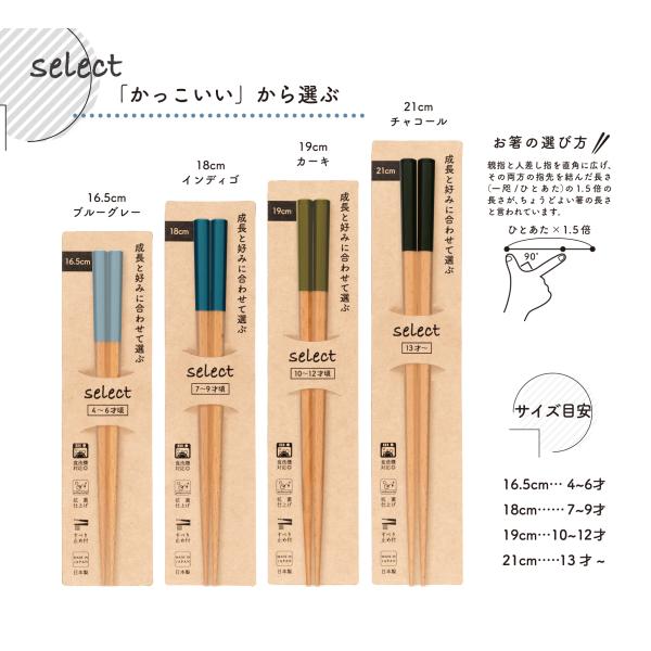 えんぴつと同じ六角形で持ちやすくすべり止め付きで、つまみやすくなっています。ご年齢に応じて、全4種類での展開になっています。日本製、抗菌仕上げの為安心安全。食洗器にも対応しています。寸法16.5cm ブルーグレー（4才〜6才頃）18cm イ...