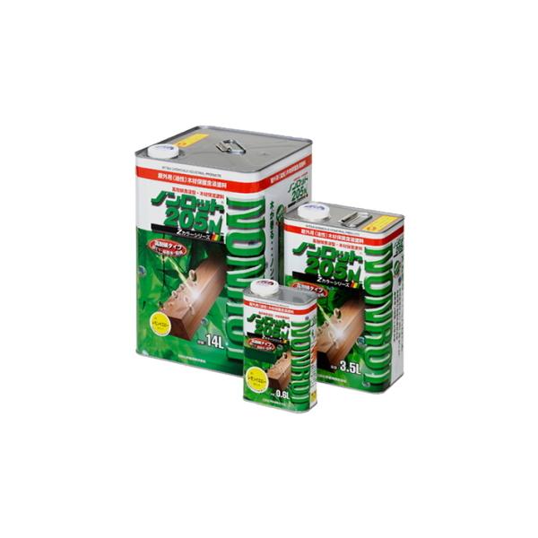 ノンロットは美しい木目が生きる木材保護塗料です。三井化学産資　ノンロット205N　Ｚカラー　屋外用　各色　3.5Ｌ特長１.耐UV/超撥水/防腐・防カビ・防虫による高耐候含浸型1-1.対UVノンロットは特殊顔料がたっぷり木材にしみ込み、UVを...