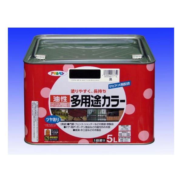 アサヒペン　　油性多用途カラー　　　　5Ｌ　　
