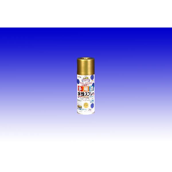 アサヒペン　　水性多用途スプレー300mL　ゴールド　