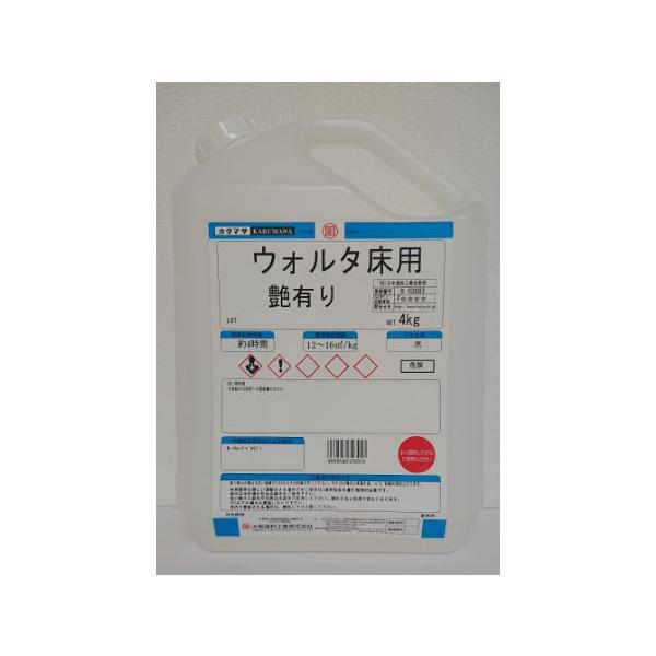 大阪塗料　　ウォルタ床用　　4Kg　