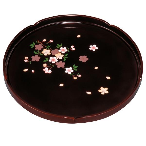 丸盆 トレイ 溜塗り 尺０寸 花型 里桜 お盆 おぼん 紀州塗り 紀州漆器 ギフト 内祝い 成人内祝い 結婚内祝い 新築祝い お返し Buyee Buyee Japanese Proxy Service Buy From Japan Bot Online