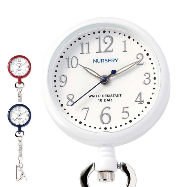 水仕事も安心!10気圧防水のショートチェーンウォッチシンプルデザインがうれしい♪水に強い10気圧防水のナースウォッチです。・日本製ムーブメント・防水仕様(10気圧防水)・蓄光文字盤・ナースリーだけのオリジナルウォッチ●サイズ(cm/約)/ケ...