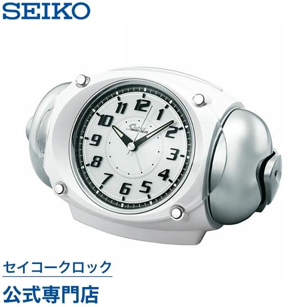 セイコー SEIKO ピクシス 目覚まし時計 置き時計 NR438W スーパーライデン 大音量 音量切替 スイープ 静か 音がしない