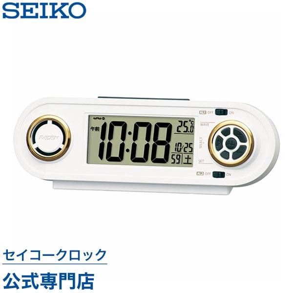 セイコー Seiko ピクシス 目覚まし時計 置き時計 Nr537w ライデン 30パターンの大音量 デジタル 電波時計 音量切替 カレンダー 温度計 セイコークロック公式専門店 Nuts 通販 Paypayモール