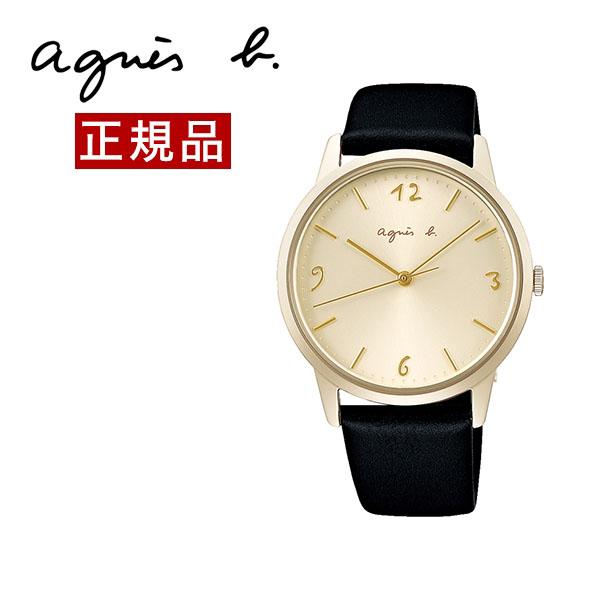 アニエスベー 時計 レディース メンズ ユニセックス agnes b. 腕時計 日本製 35mm シャンパンゴールド FBSK937 正規品 【予約】