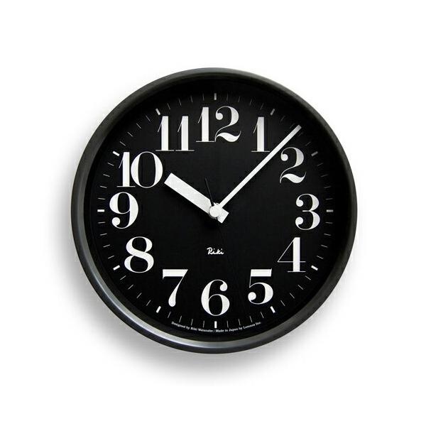 レムノス RIKI STEEL CLOCK ブラック 電波時計 WR08-25 BK (時計) 価格