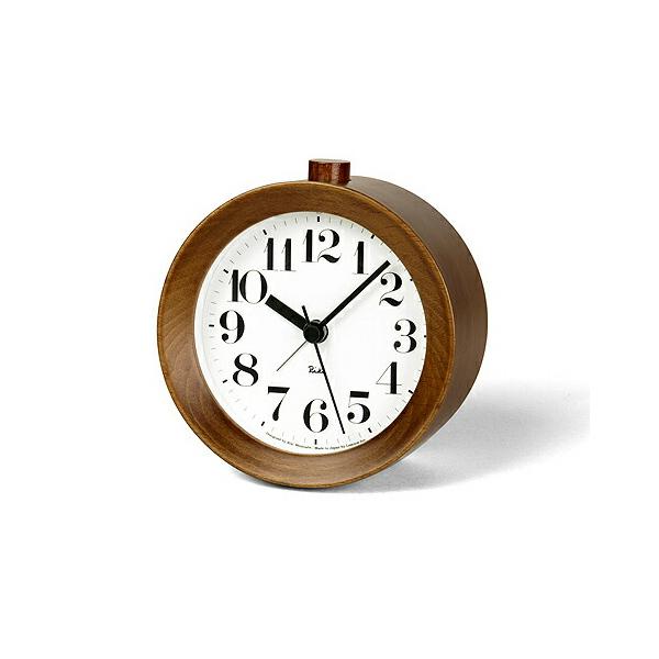【新品・未使用】Lemnos RIKI アラームクロック WR09-15 BW レムノス RIKI ALARM CLOCK ブラウン アラーム時計 WR09-15 BW (時計