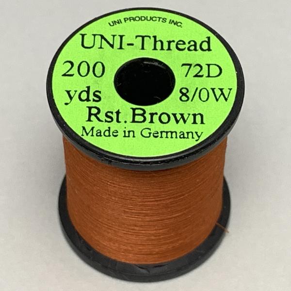 フライフィッシングの世界でタイイングスレッドの代表格と言っても過言ではないのがユニスレッドです。これまでに多くの著名タイヤー達が使ってきた歴史があります。ユニスレッドはポリエステル製で伸びがほとんどなく、非常に強いのが特長です。この8/0で...