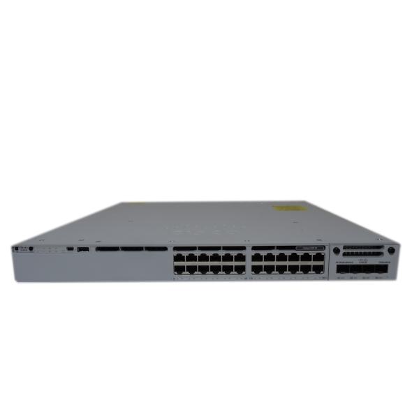 【中古】Cisco Catalyst 9300（C9300-24T-A）Stackモジュール C9300-NM-4Gモジュール付き 電源二重仕様
