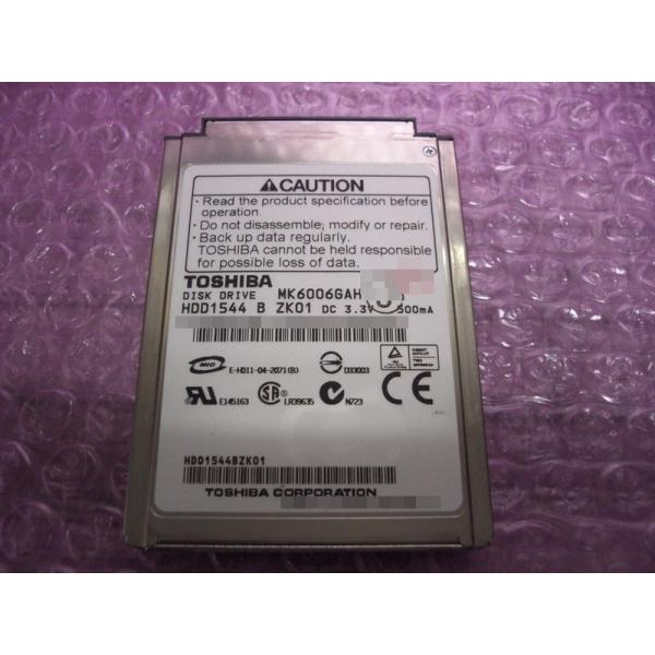 TOSHIBA（東芝） 中古1.8インチHDD 60GB 50pinIDE TOSHIBA MK6006GAH