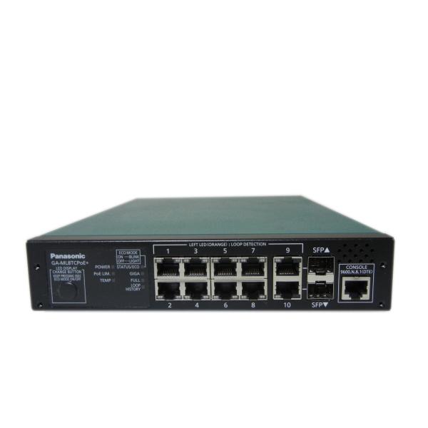 中古品】Panasonic GA-ML8TCPoE+(PN260892N) レイヤ2 PoE給電