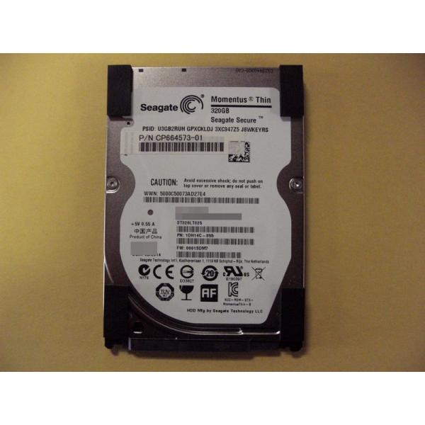 Seagate 中古・使用時間3時間・2.5インチHDD 320GB SATA Seagate 中古・使用時間3時間・2.5インチHDD 320GB SATA