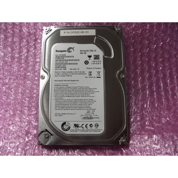 (未使用･未開封品)　Seagate 3.5インチ内蔵HDD 500GB 7200rpm SATA 6.0Gb/s 16MB ST3500413AS tu1jdyt Amazon.com: Seagate Barracuda 7200.12 500 GB 7200RPM SATA