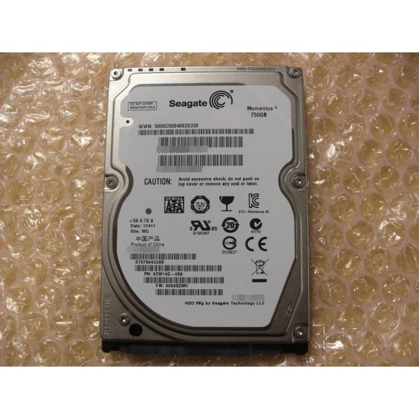 クリックポストにてお送りいたします。代引き発送は出来ません。配達日および配達時間の指定は出来ません。＜商品＞Seagate ST9750423AS2.5インチHDDインターフェース SATA容量　750GB厚さ　9.5mmクイックフォーマッ...