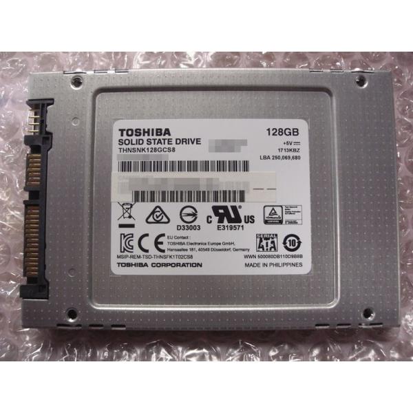 クリックポストにてお送りいたします。代引き発送は出来ません。配達日の指定および配達時間の指定は出来ません。＜商品＞TOSHIBA THNSNK128GCS82.5インチSATA容量　128GBクイックフォーマット済み＜状態＞中古ほとんど未使...