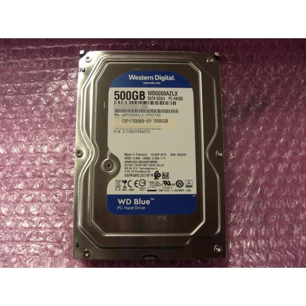 レターパックプラスにてお送りいたします。代引き発送は出来ません。配達日の指定および配達時間の指定は出来ません。＜商品＞中古・ほとんど未使用WD5000AZLX(CLIP250GB)3.5インチ 250GBSATA600/7200rpm初期化...