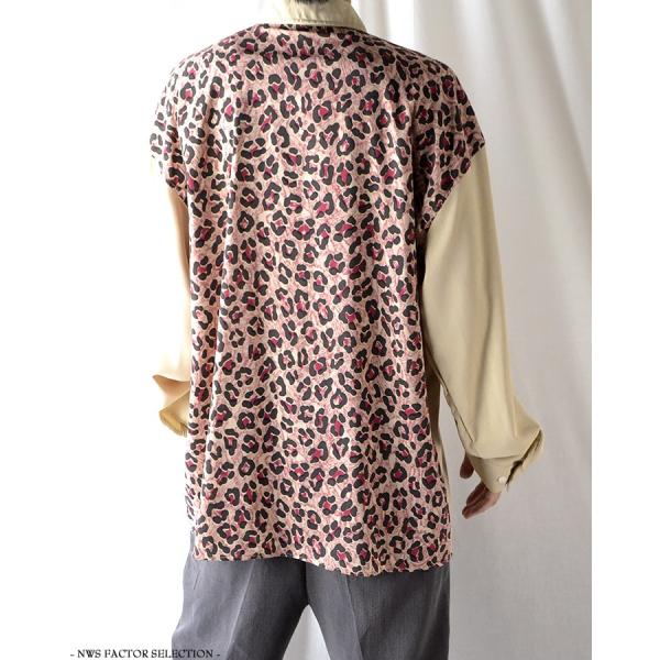 シャツ メンズ モード系 長袖 ビッグシルエット 大きいサイズ ヒョウ柄 レオパード アニマル柄 ファッション 韓国 レギュラーカラー Buyee Buyee Japanese Proxy Service Buy From Japan Bot Online