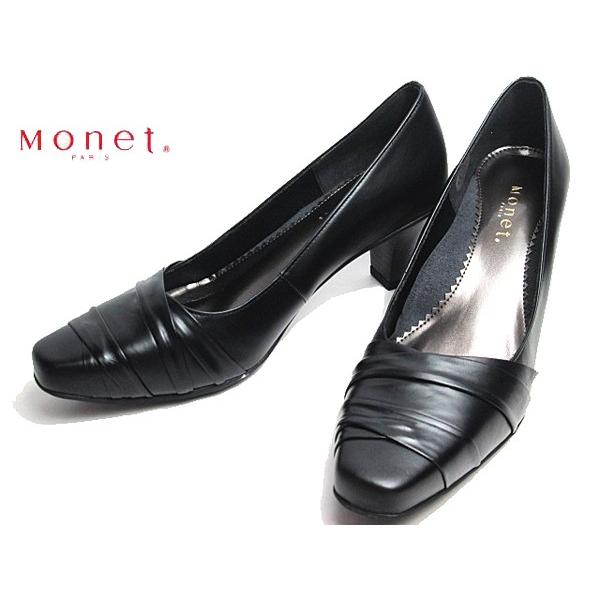 モネ Monet デザインパンプス ブラック レディース 靴 : SHOES WAN