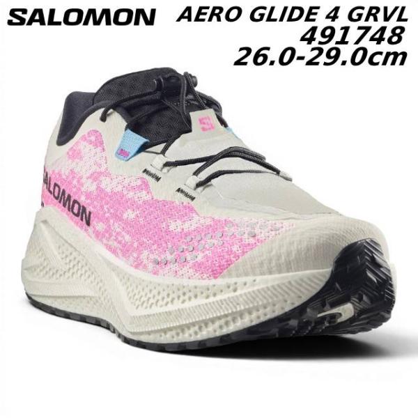 サロモン SALOMON 491748 AERO GLIDE 4 GRVL 男性用ランニングシューズ メンズ 靴