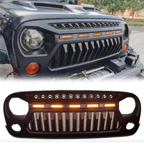 WF PERFORMANCE ジープ ラングラー JK フロントグリル ライト付き