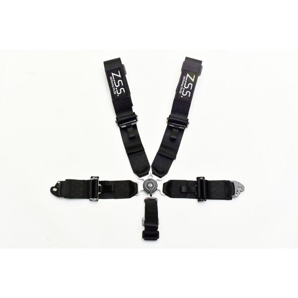 z.s.s. 5�_�� ���[�V���O�n�[�l�X �V�[�g�x���g 3�C���` �u���b�N �� �J�����b�N�� ZSS Racing Harness �A�C�{���g�t ���i�摜2