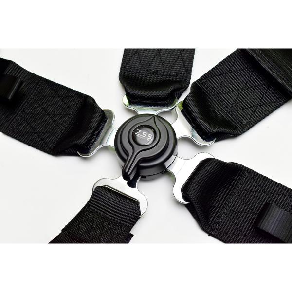 z.s.s. 5�_�� ���[�V���O�n�[�l�X �V�[�g�x���g 3�C���` �u���b�N �� �J�����b�N�� ZSS Racing Harness �A�C�{���g�t ���i�摜4