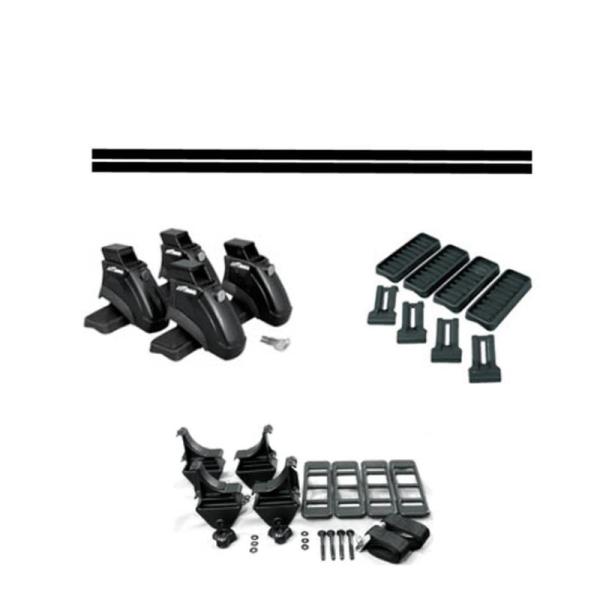 ベースキャリア &amp; ホールドアタッチメントセット マツダ プレマシー CP8W ルーフレール無車 VB6-FFA1-TC1-FH0
