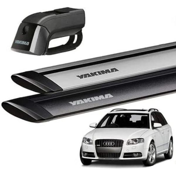 YAKIMA 正規品 アウディ A4/S4ワゴン B5/B6/B7系 1998-2008年式 ルーフレール付き車両に適合 ベースキャリアセッ