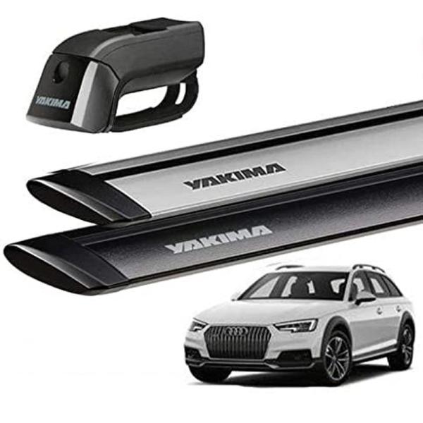 YAKIMA 正規品 アウディ A4 オールロード クワトロ B8系 ルーフレール付き車両に適合 ベースキャリアセット (ティンバーライン・