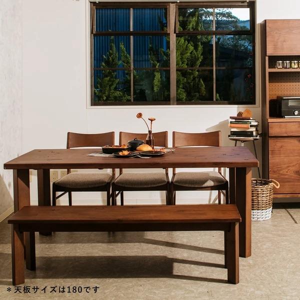 大阪京都限定 美品 総天然木 1枚物 ダイニングセット 幅180 無垢材 5点 大阪京都限定 美品 総天然木 1枚物 ダイニングセット 幅180 無垢
