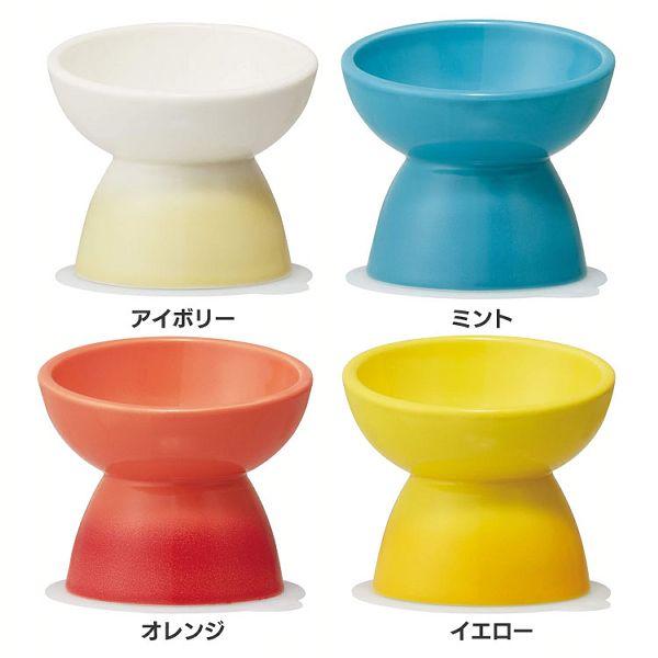 超小型犬用 食器 陶磁器製 ペットフード入れ マット付 CHOB1 スケーター (D)