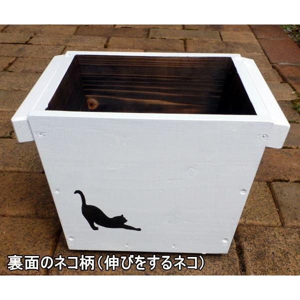 ネコ柄の白い木製プランター 角型 ホワイト かわいい おしゃれ ネコ雑貨 ウッドプランター 白 手作り ガーデニング Buyee Buyee 日本の通販商品 オークションの代理入札 代理購入