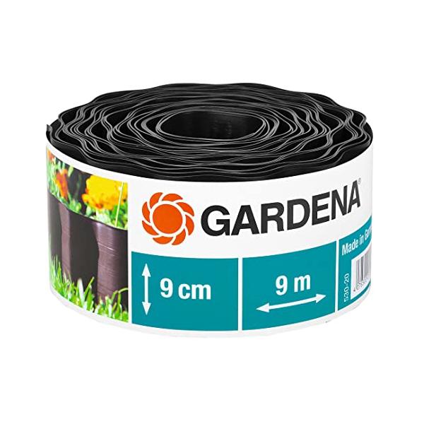 GARDENA(ガルデナ)花壇エッジング フェンス ブラウン 9cm 530-20