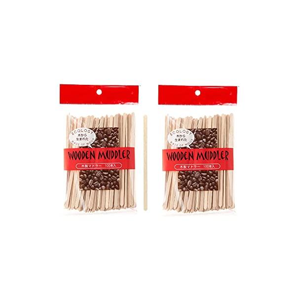 100本入×2マドラー 白樺/100本×2個セット/MA-272・Style:100本入×2・パッケージ個数:1・【 マドラー 木製 】温度が高い飲み物にも安心して使える木製マドラーです。使用後は燃えるゴミとして捨てられます。・【 便利 衛...