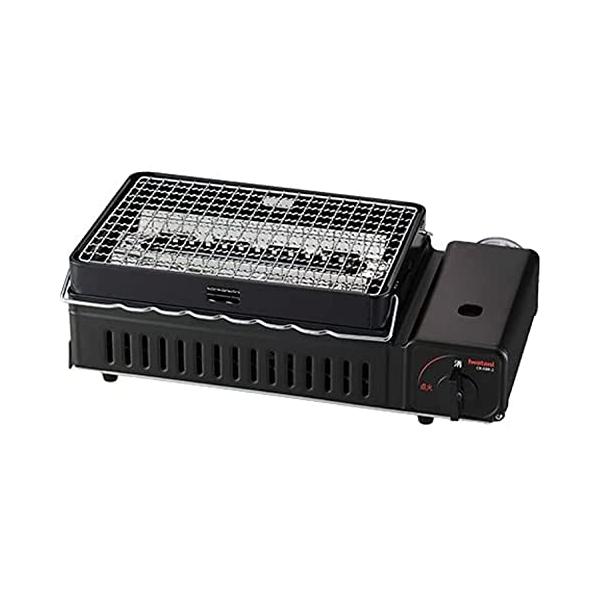 マットブラック/1個 (x 1)/CB-ABR-2・パッケージ個数:1・手軽なカセットボンベを燃料に使う卓上炉ばた焼き器。ご家庭の卓上で七輪のような炙り焼き・炉ばた焼きが楽しめます。焼きたての美味しさを楽しめます。・インドアでもアウトドアで...